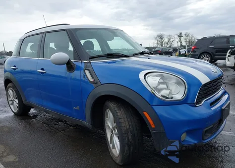 2013 Mini Countryman Cooper S z USA, uszkodzony, nr VIN WMWZC5C58DWP32492